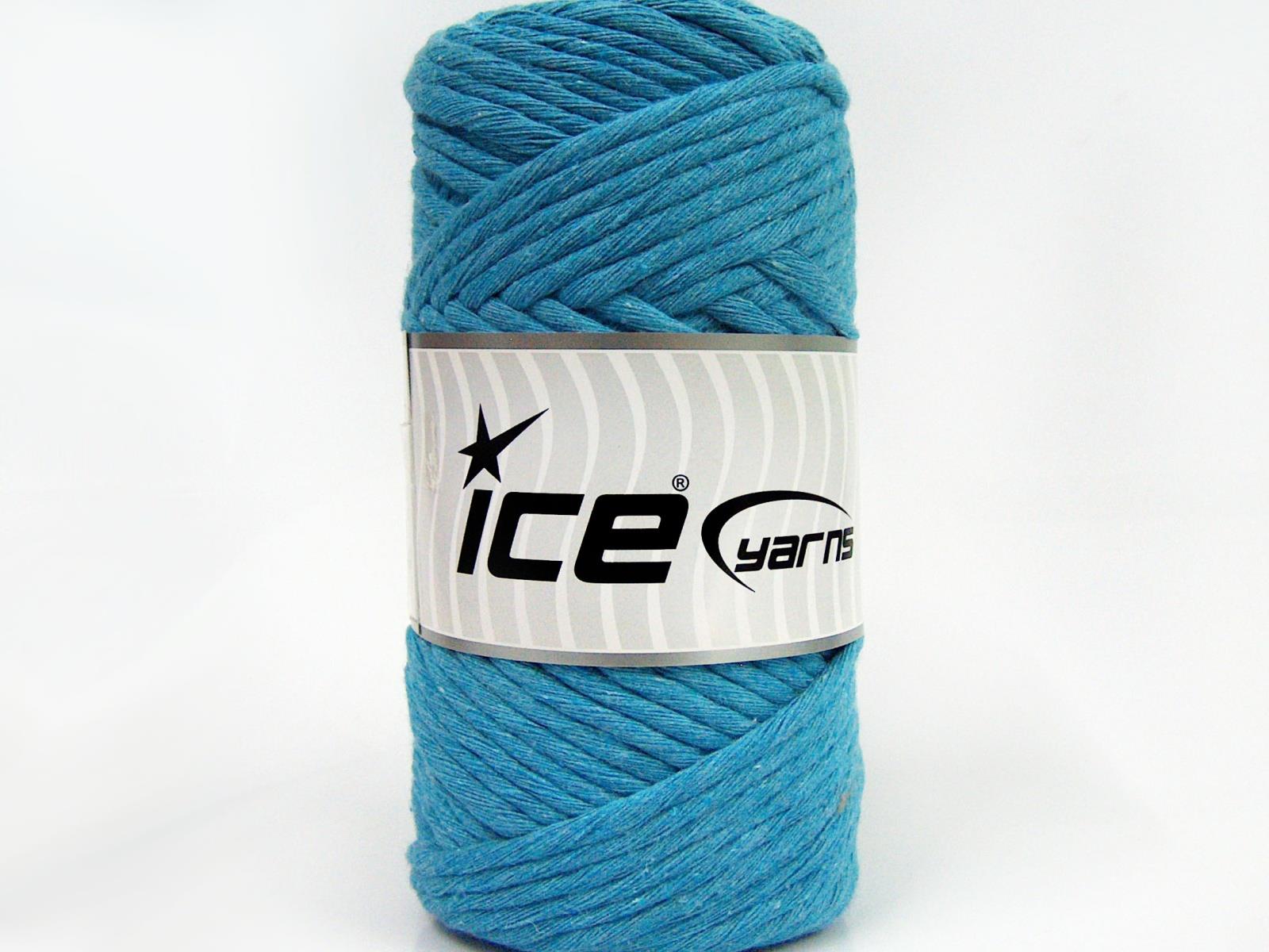 Natural Cotton Jumbo Turquoise