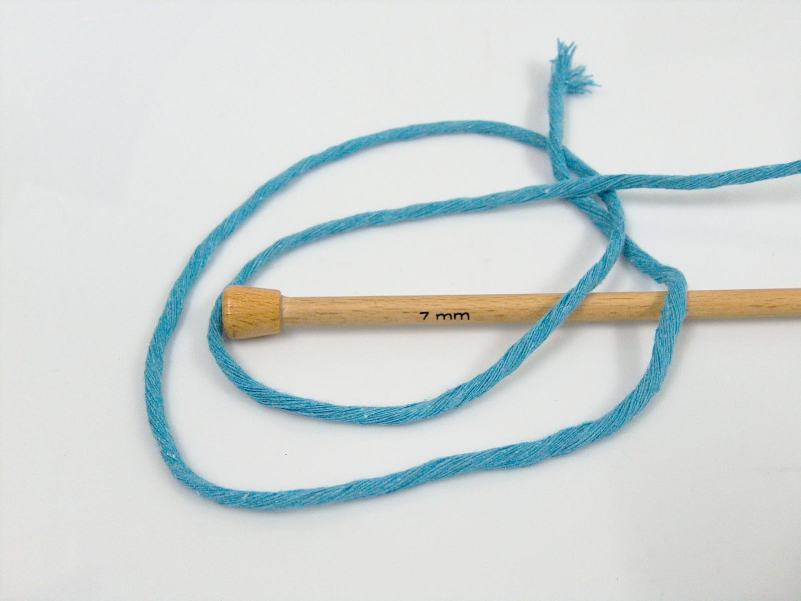 Natural Cotton Jumbo Turquoise