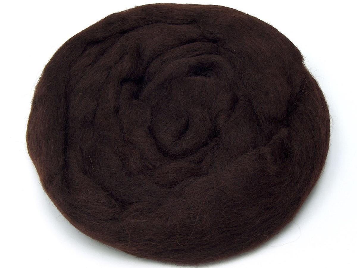 Needle Felting Wool Coffee Brown