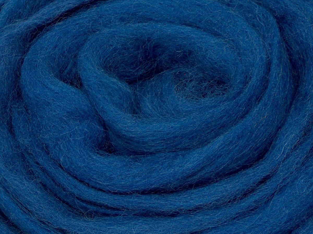Needle Felting Wool Dark Blue