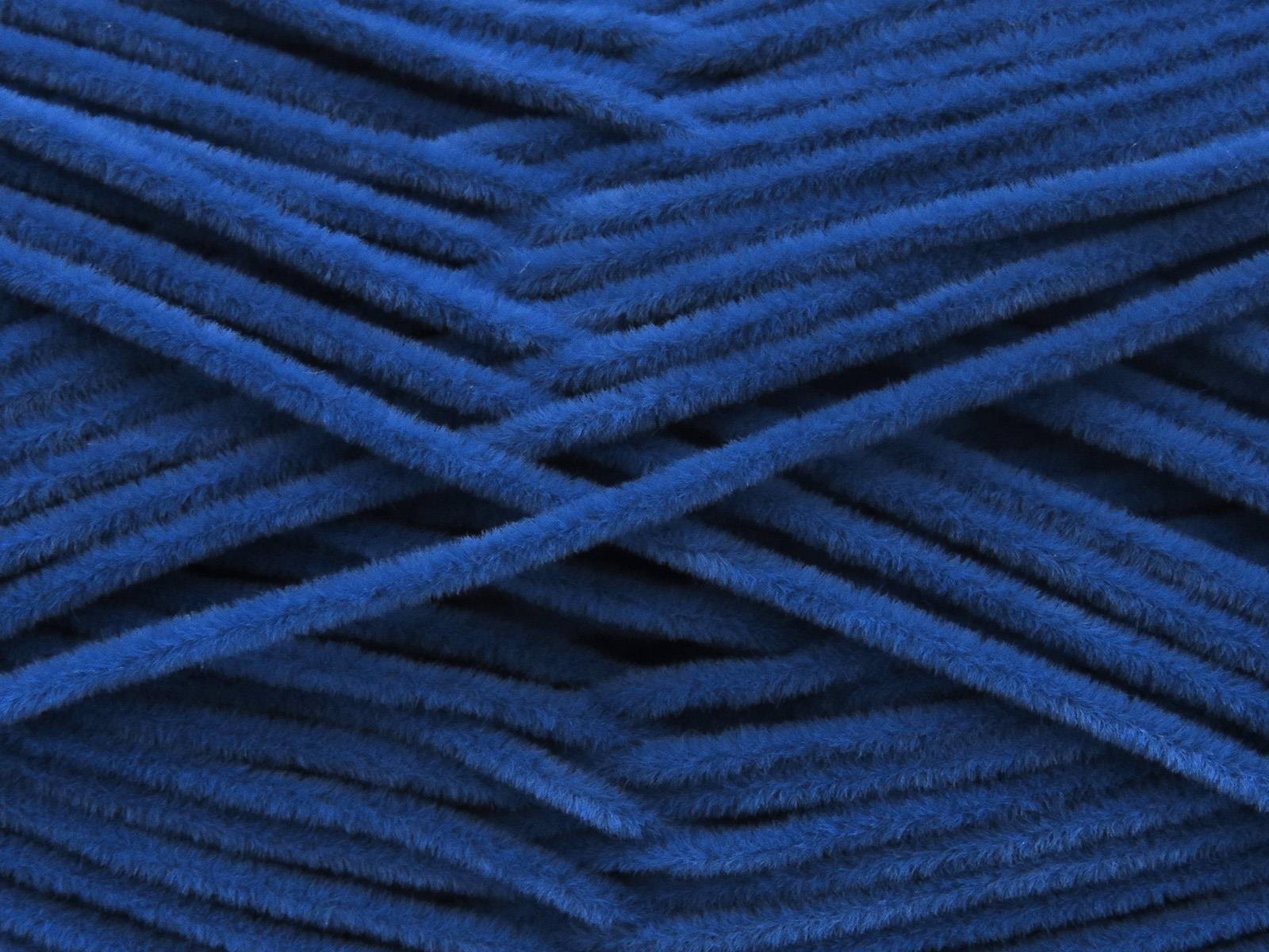 Nubuck Chenille Saxe Blue