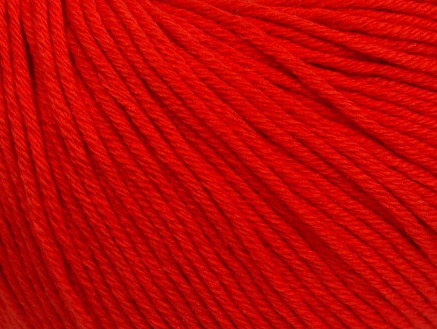 Organic Baby Cotton Red