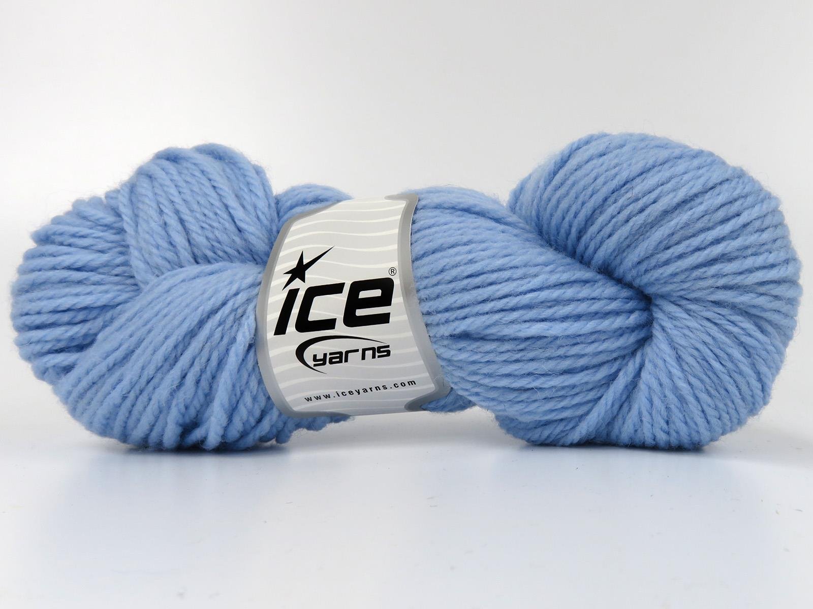 Organic Wool Bulky Baby Blue