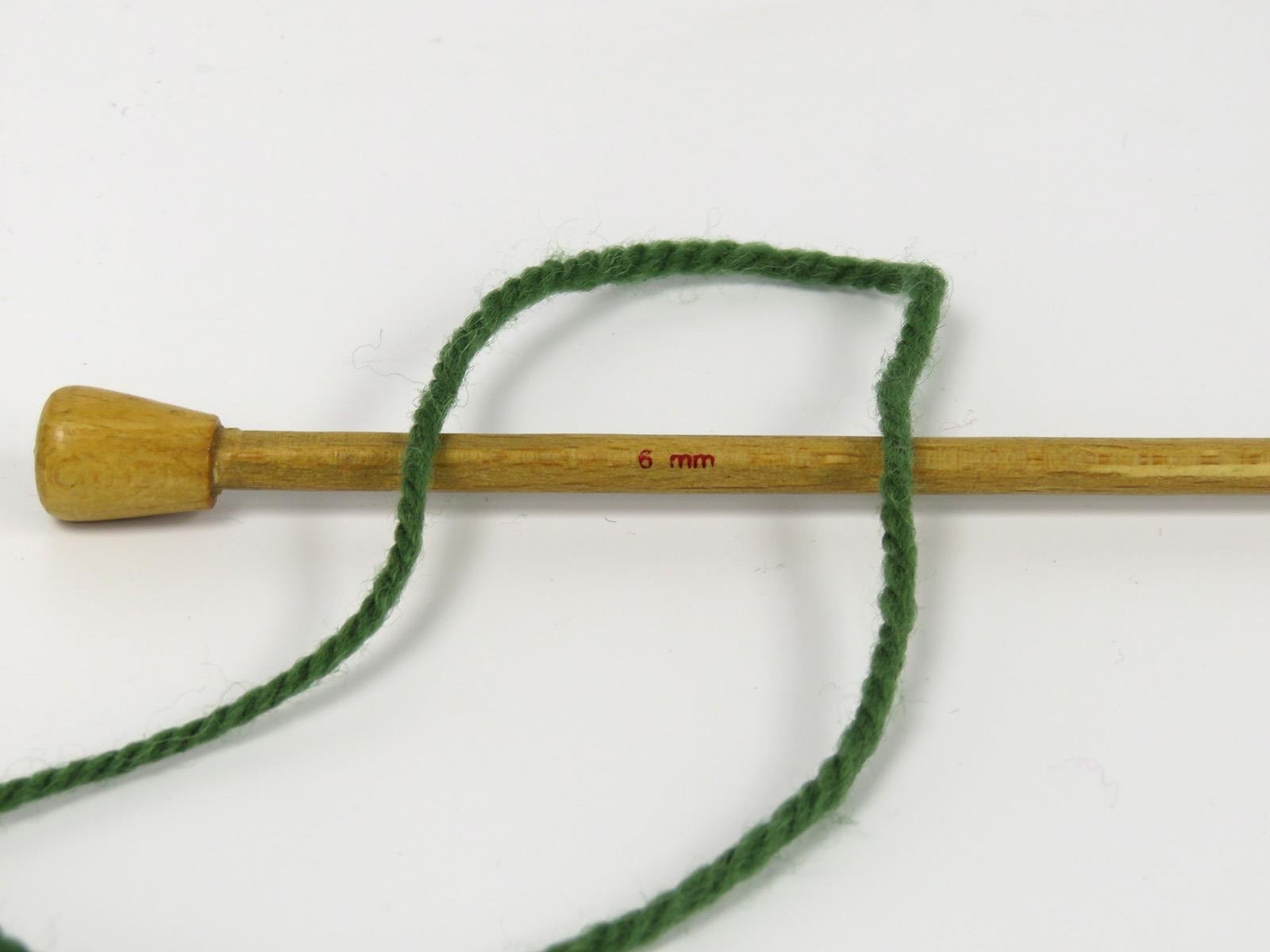 Organic Wool Bulky Dark Green