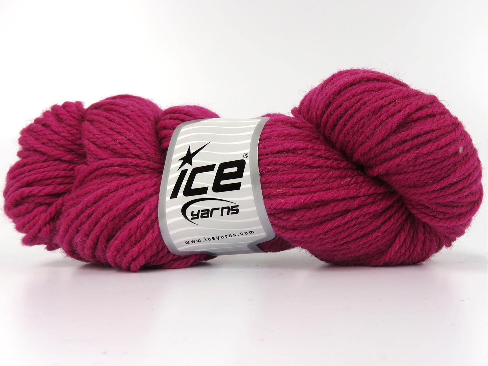 Organic Wool Bulky Fuchsia