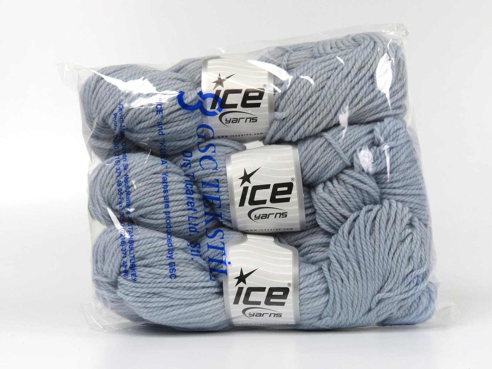 Organic Wool Bulky Light Blue