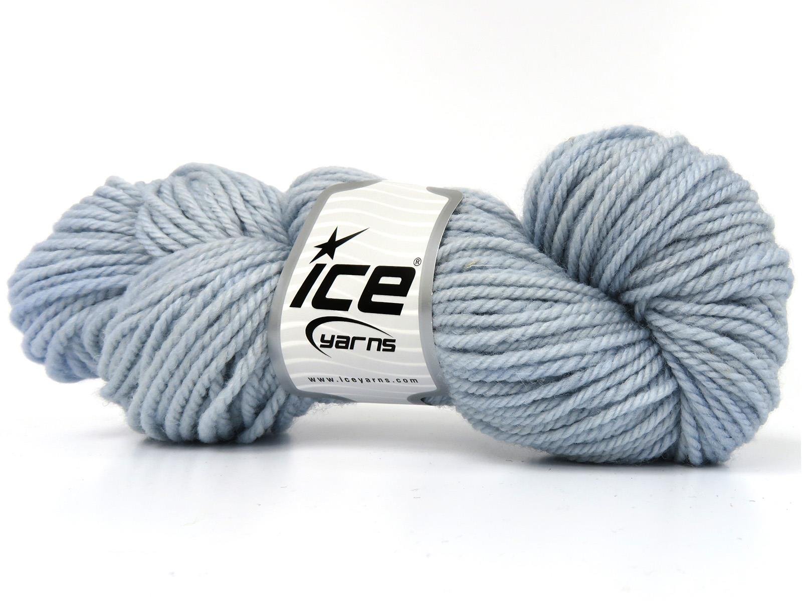 Organic Wool Bulky Light Blue