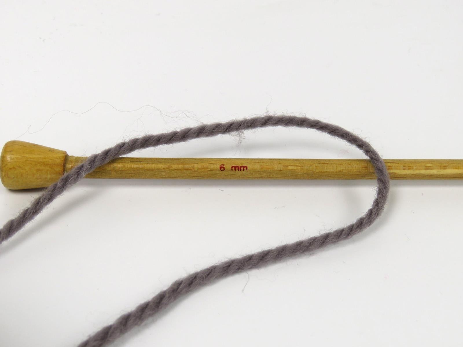 Organic Wool Bulky Light Maroon