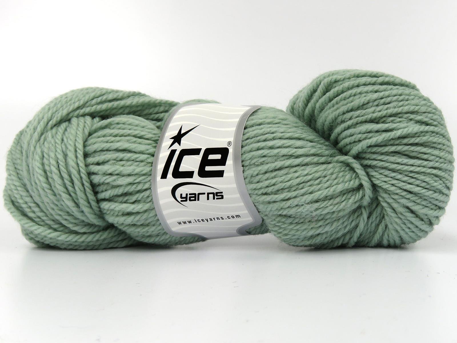 Organic Wool Bulky Mint Green