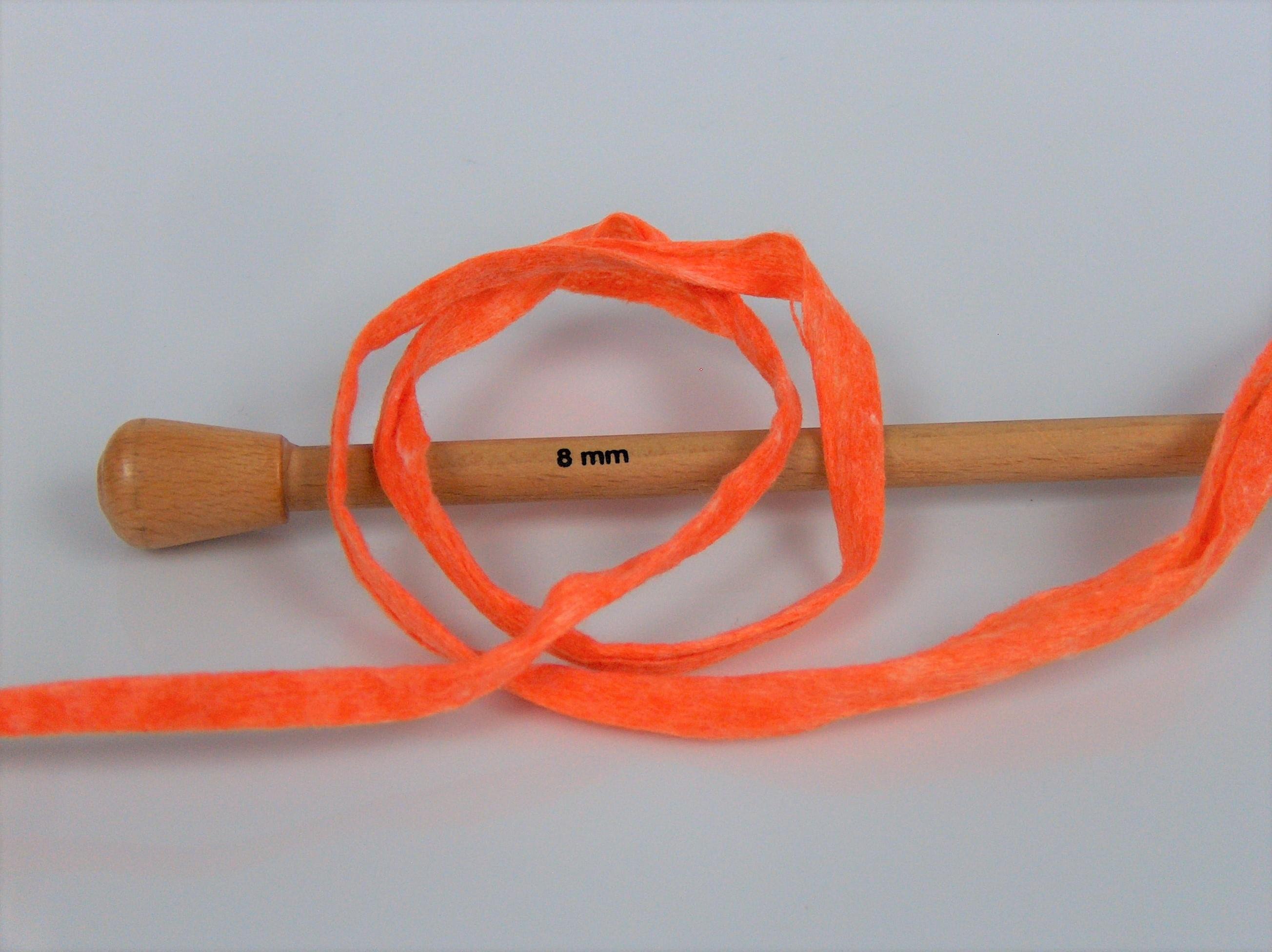 Paper Ribbon Neon Orange