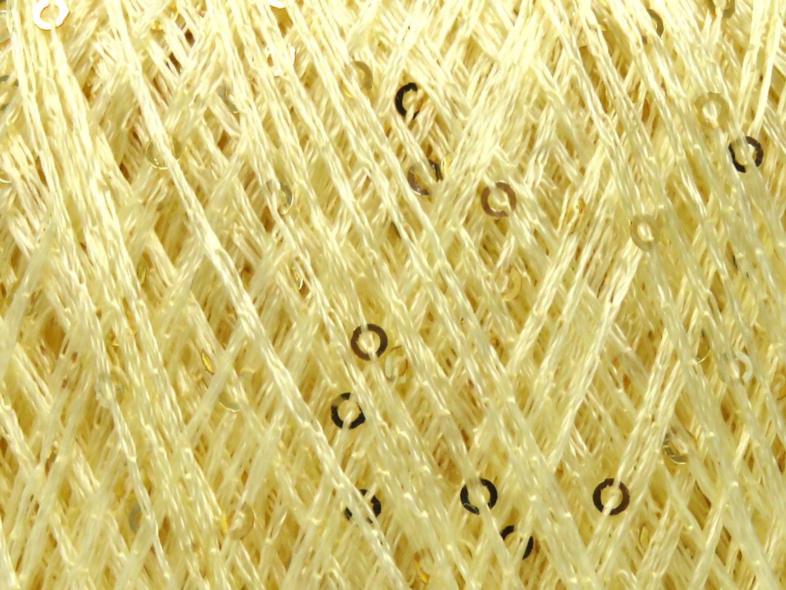 Petite Paillette Cone Dark Cream