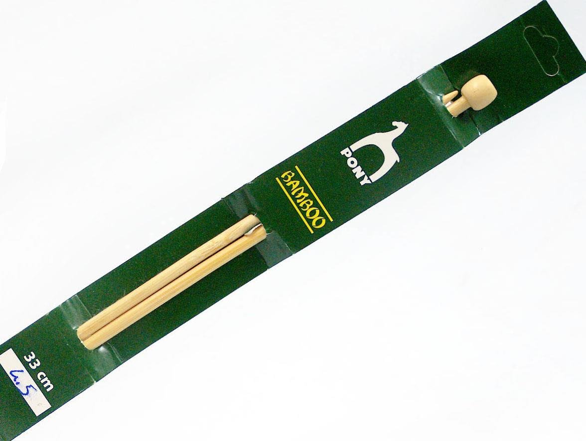 Pony Bamboo Knitting Needles . 4.5 mm (US 7)