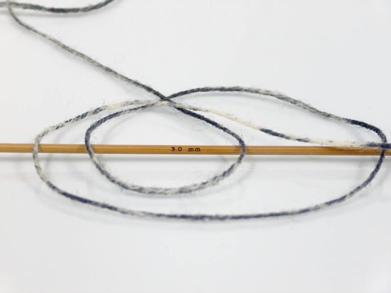 Print Sock Cream, Grey Shades