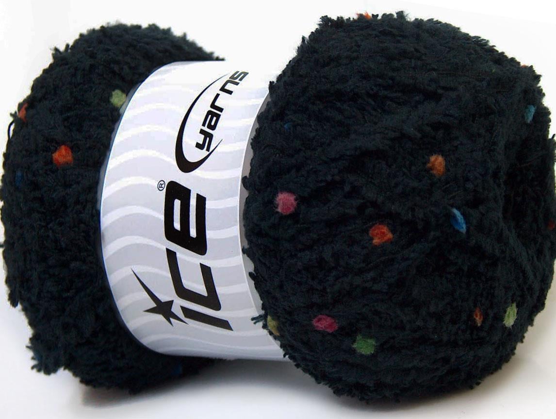 Puffy PomPom Black