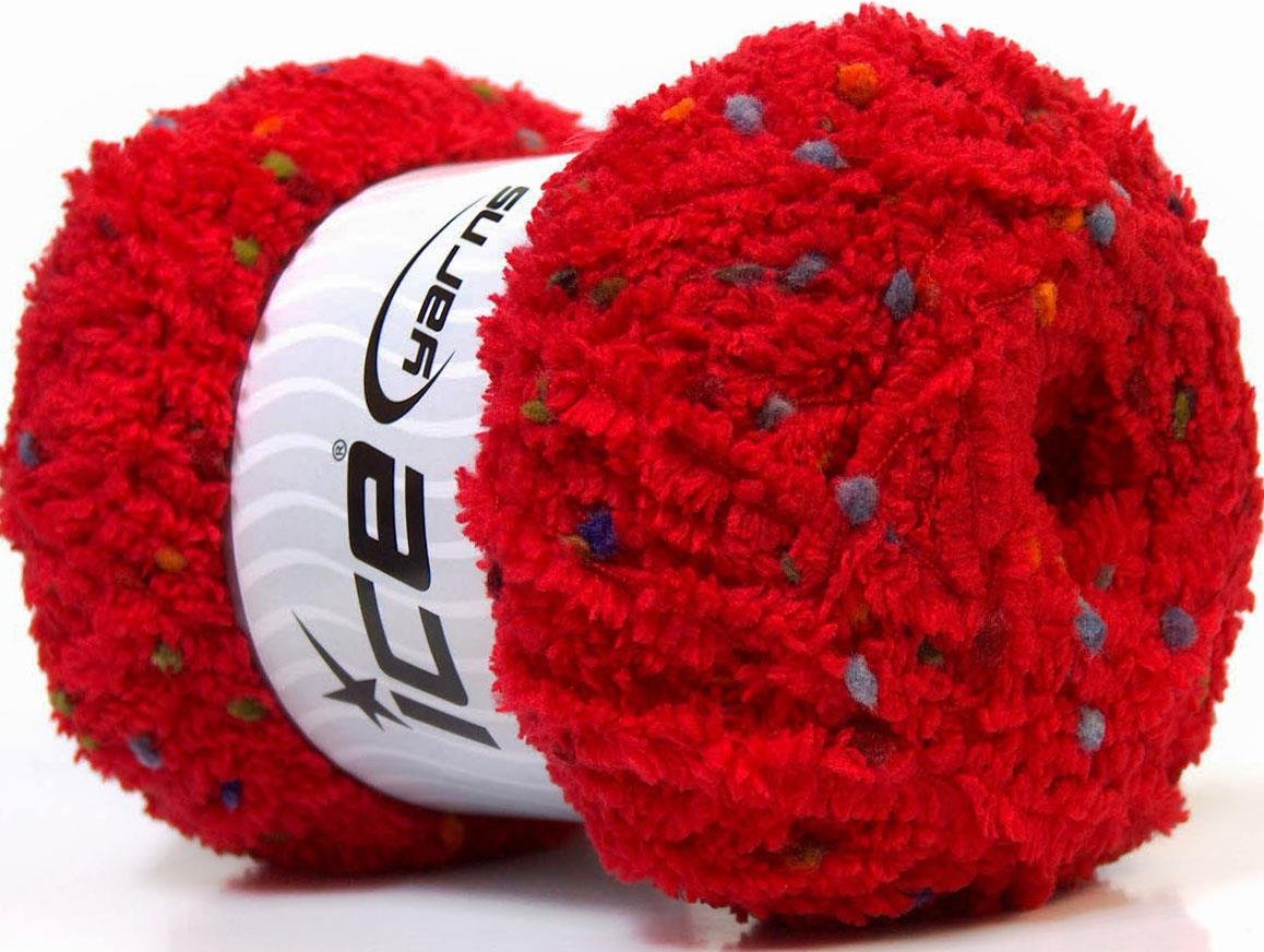 Puffy PomPom Red