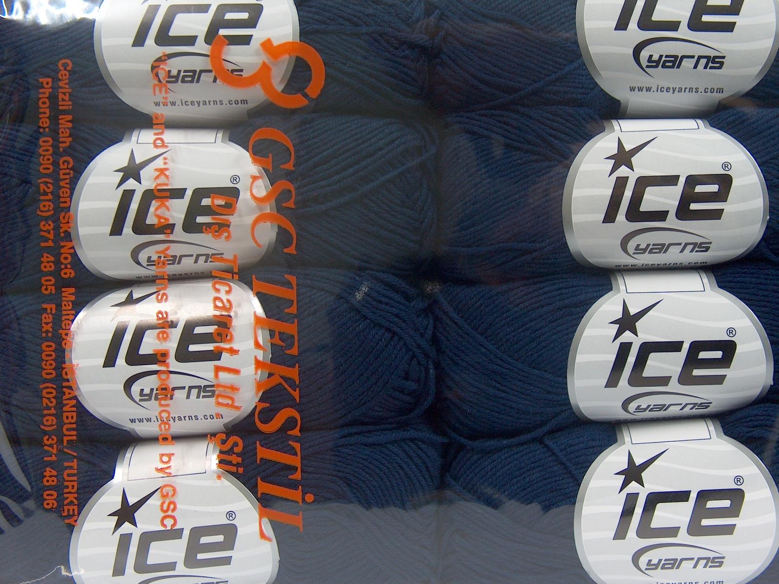 Pure Cotton Fine Navy