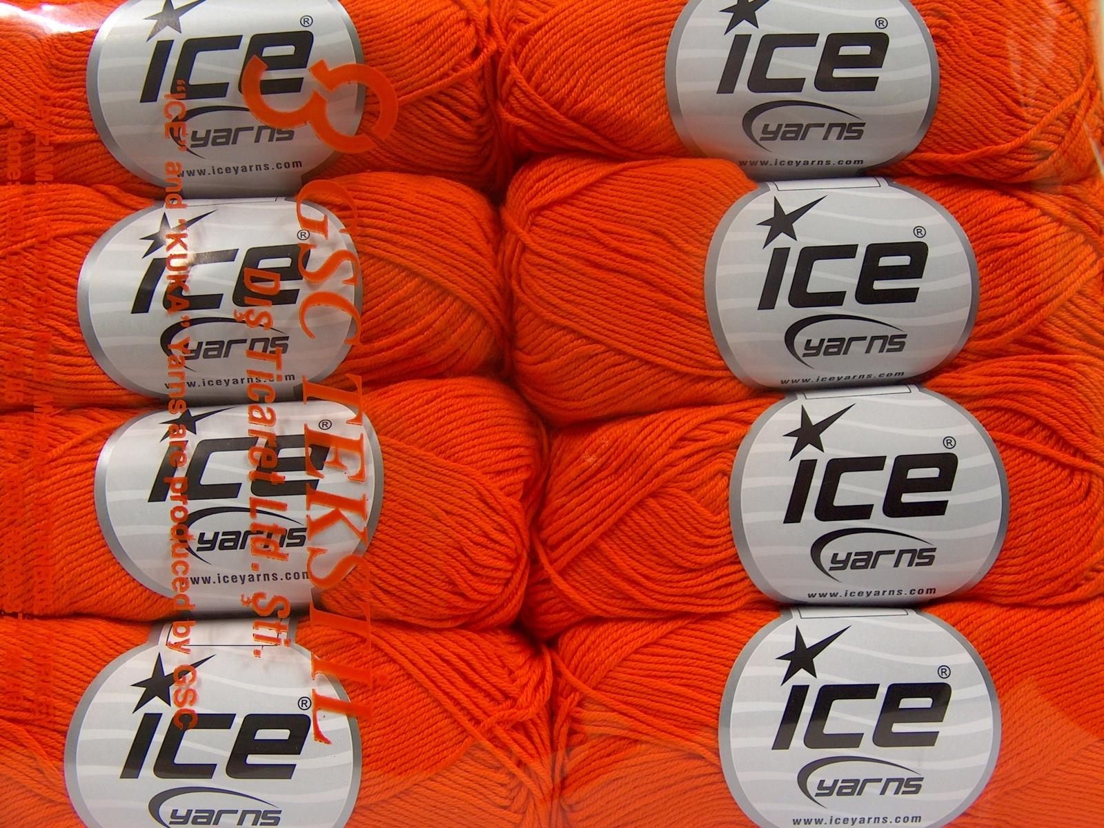 Pure Cotton Fine Orange