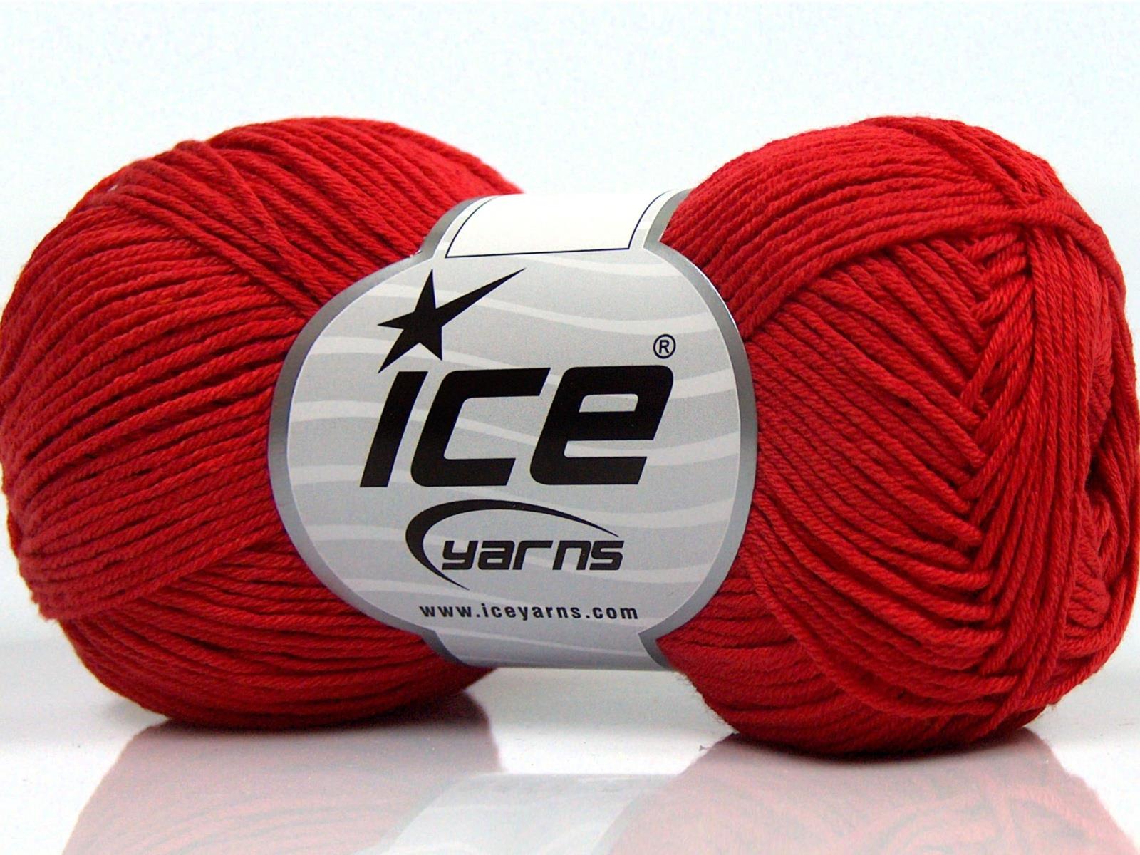 Pure Cotton Fine Red