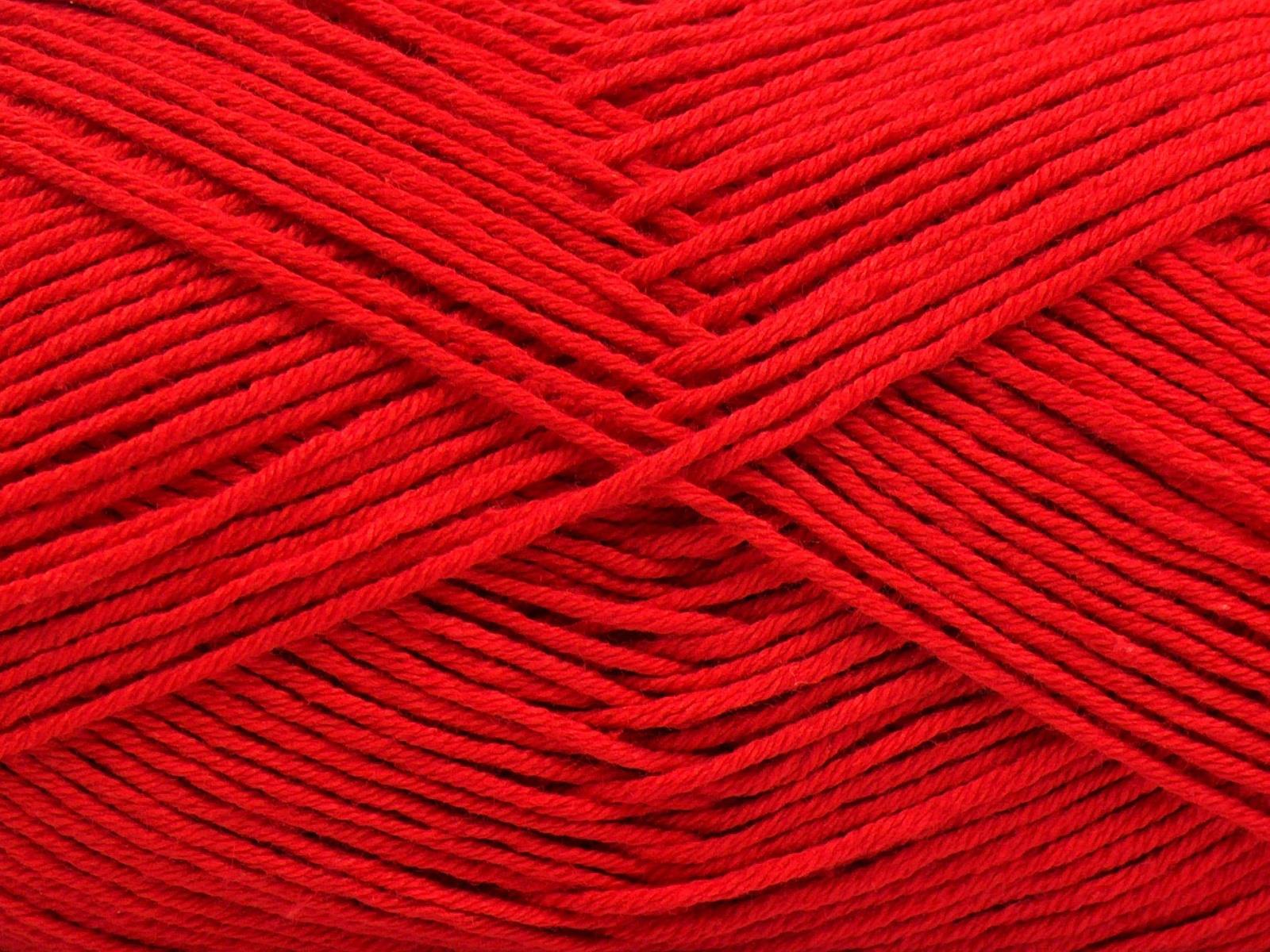 Pure Cotton Fine Red