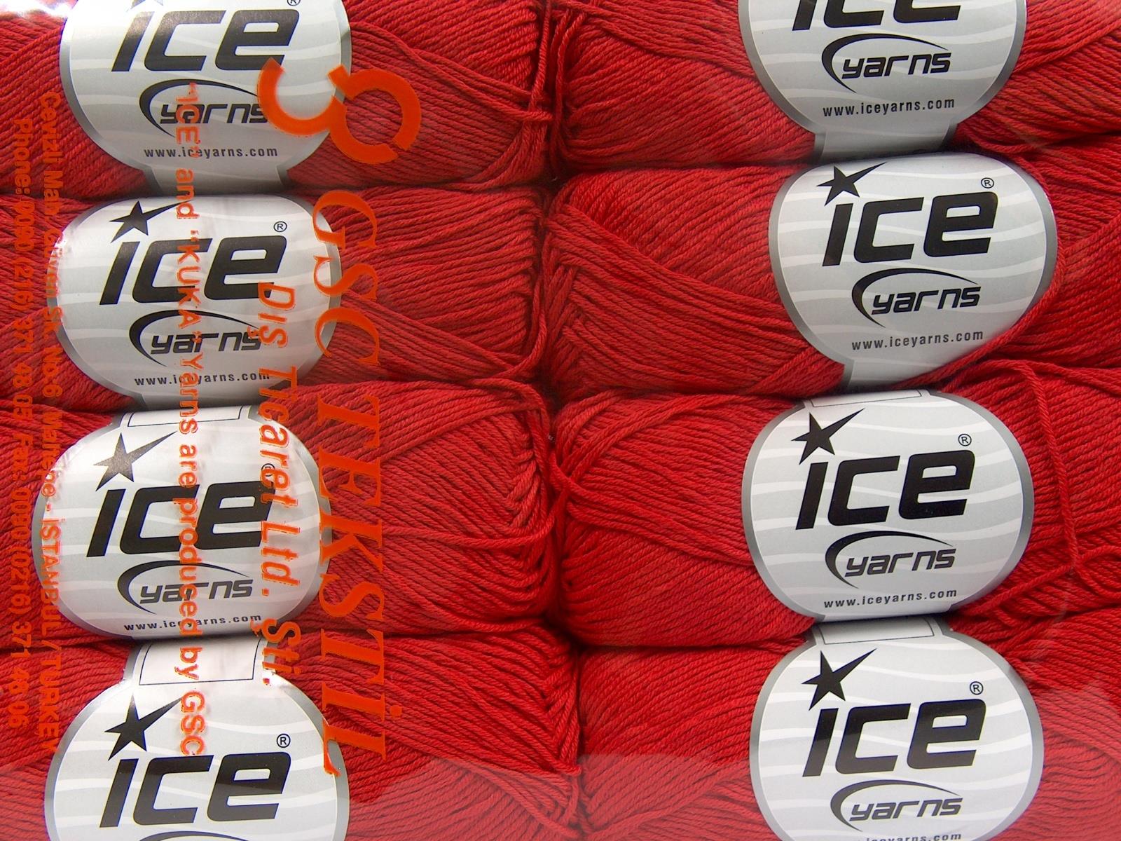 Pure Cotton Fine Red