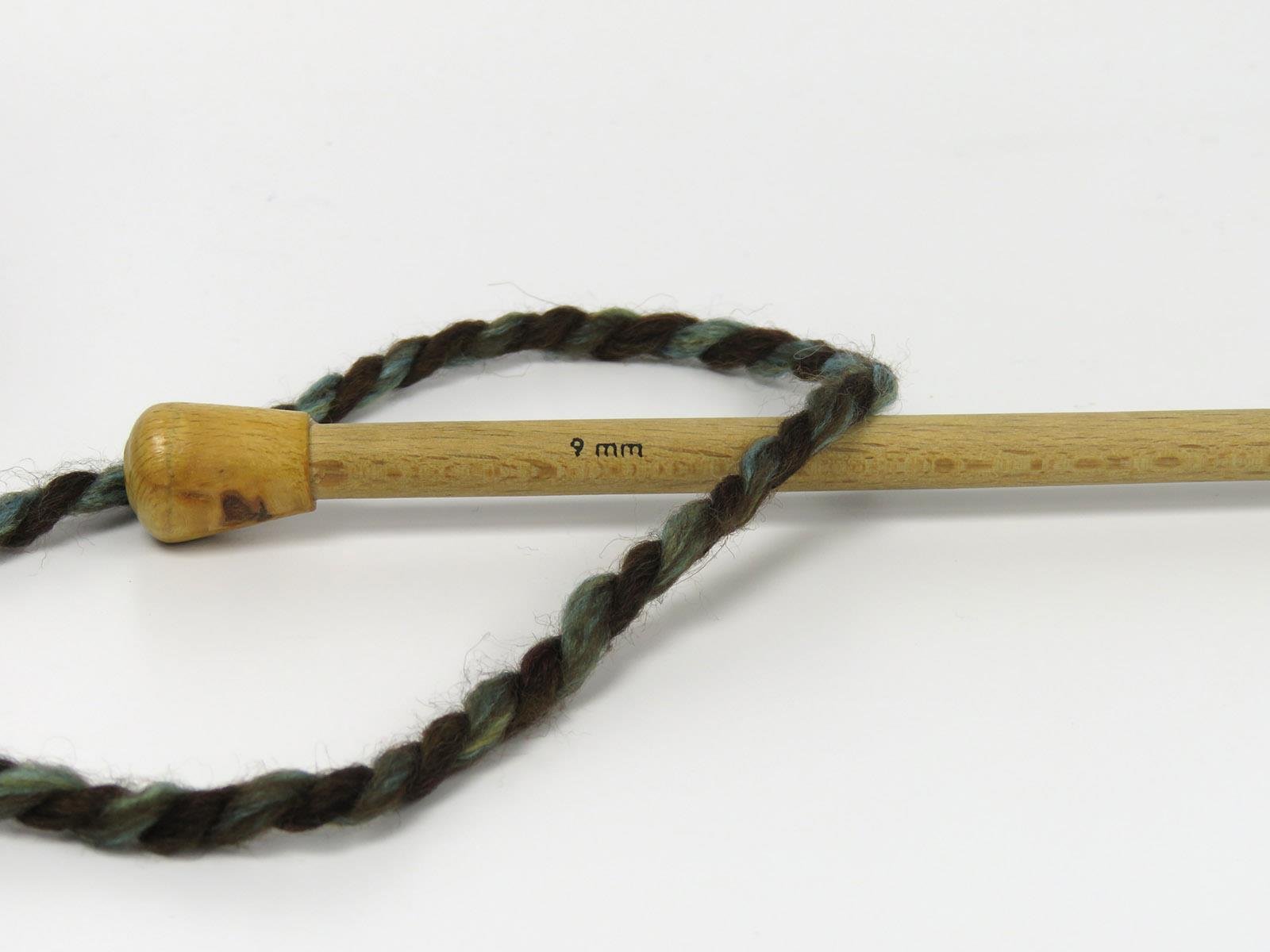 Puzzle Wool Chunky Blue, Brown Shades, Copper