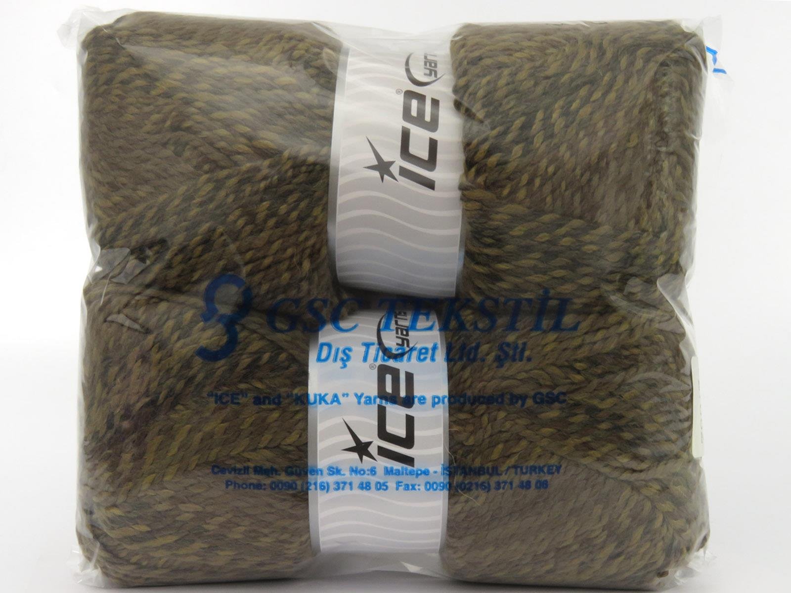 Puzzle Wool Worsted Brown Shades