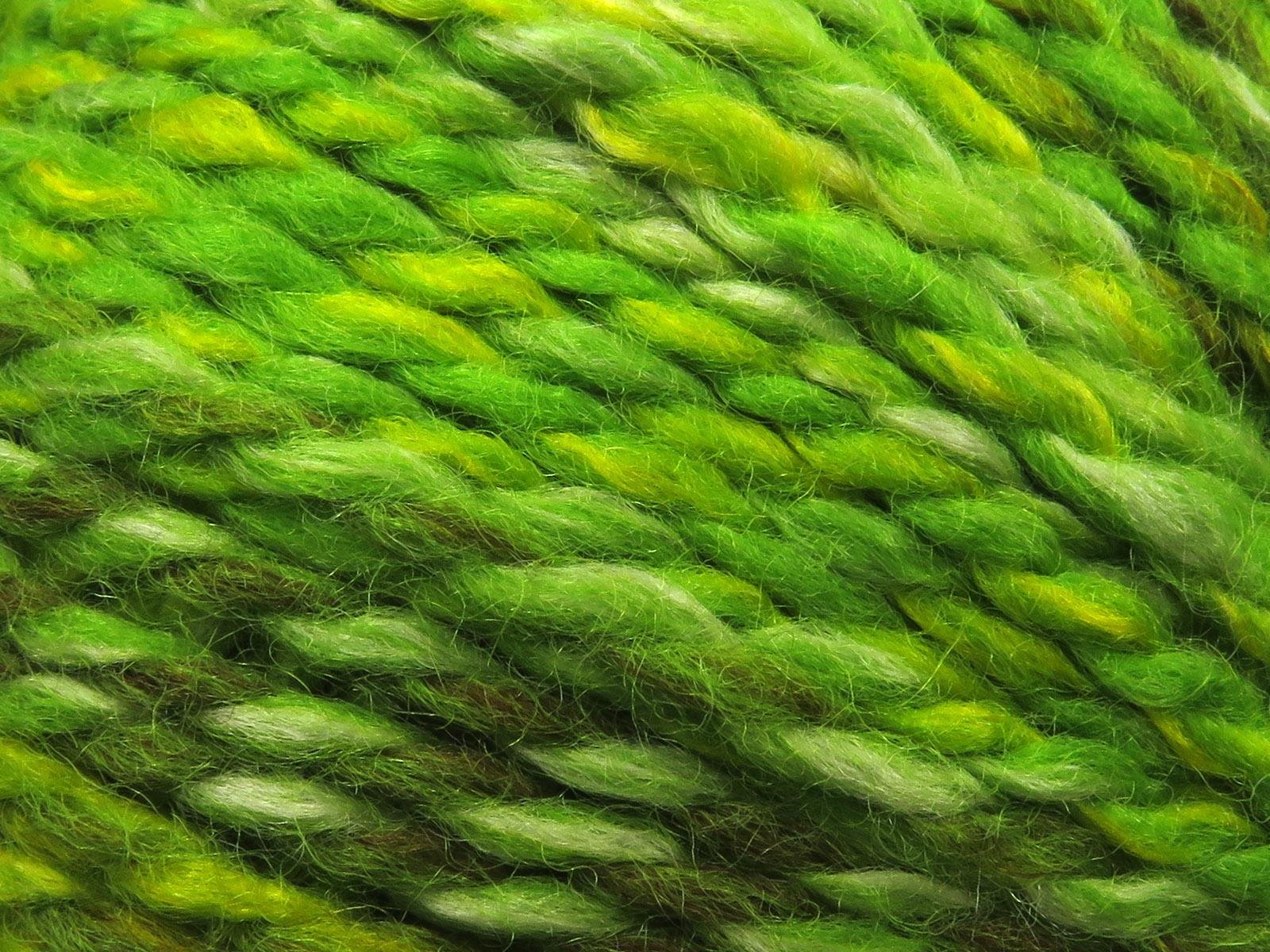 Puzzle Wool Worsted Brown, Yellow, Green Shades