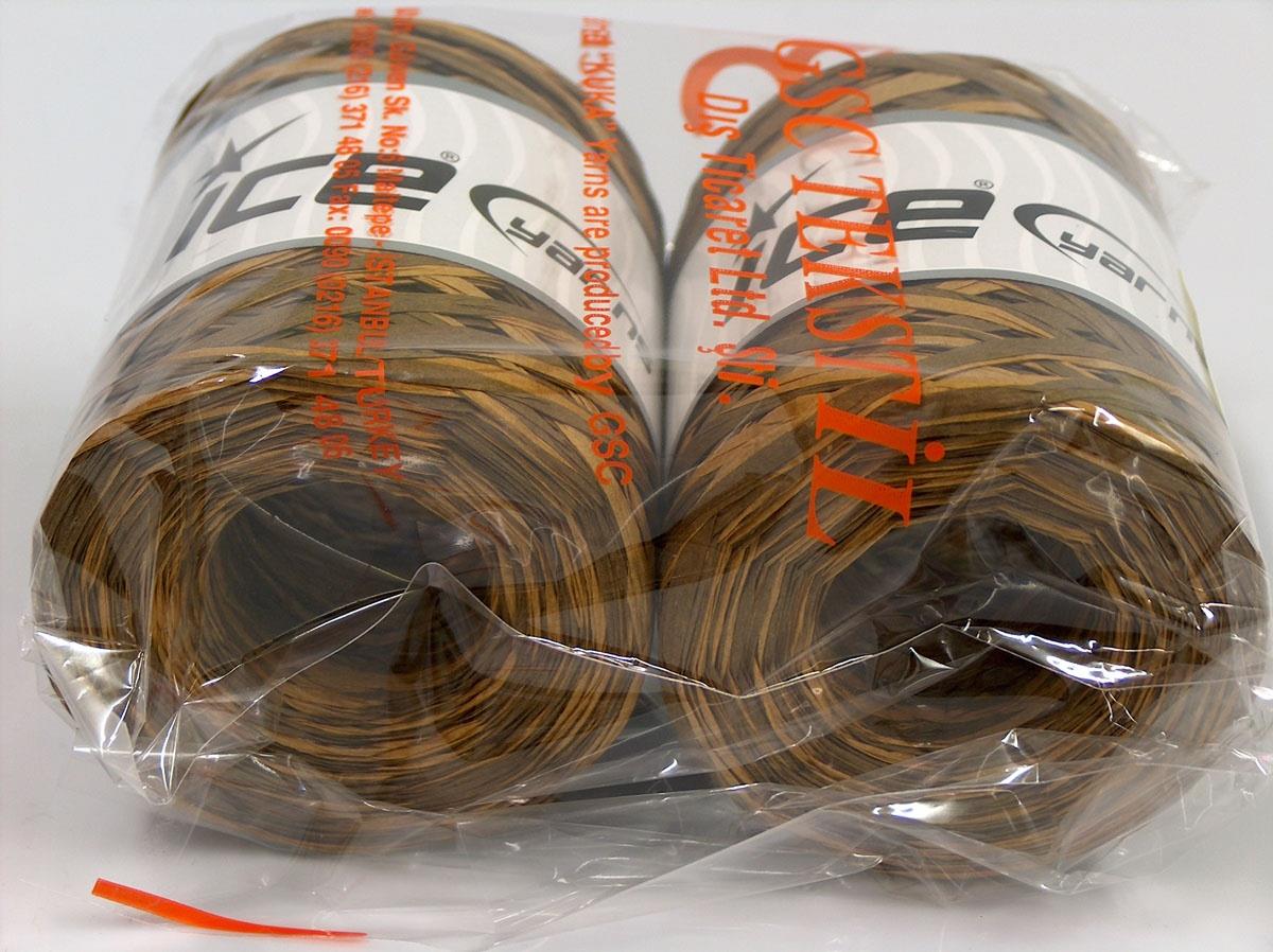 Raffia Multi Brown Shades