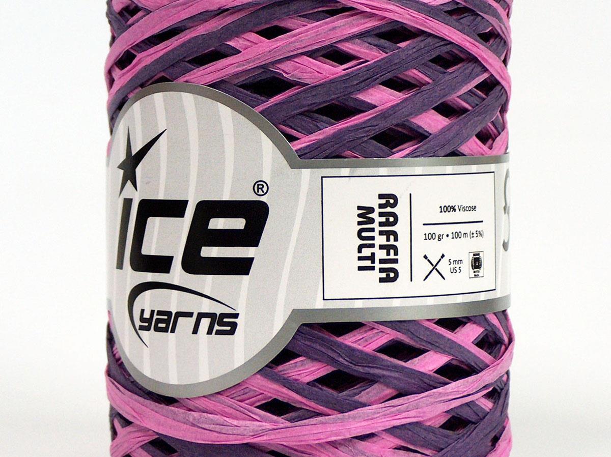 Raffia Multi Pink, Purple