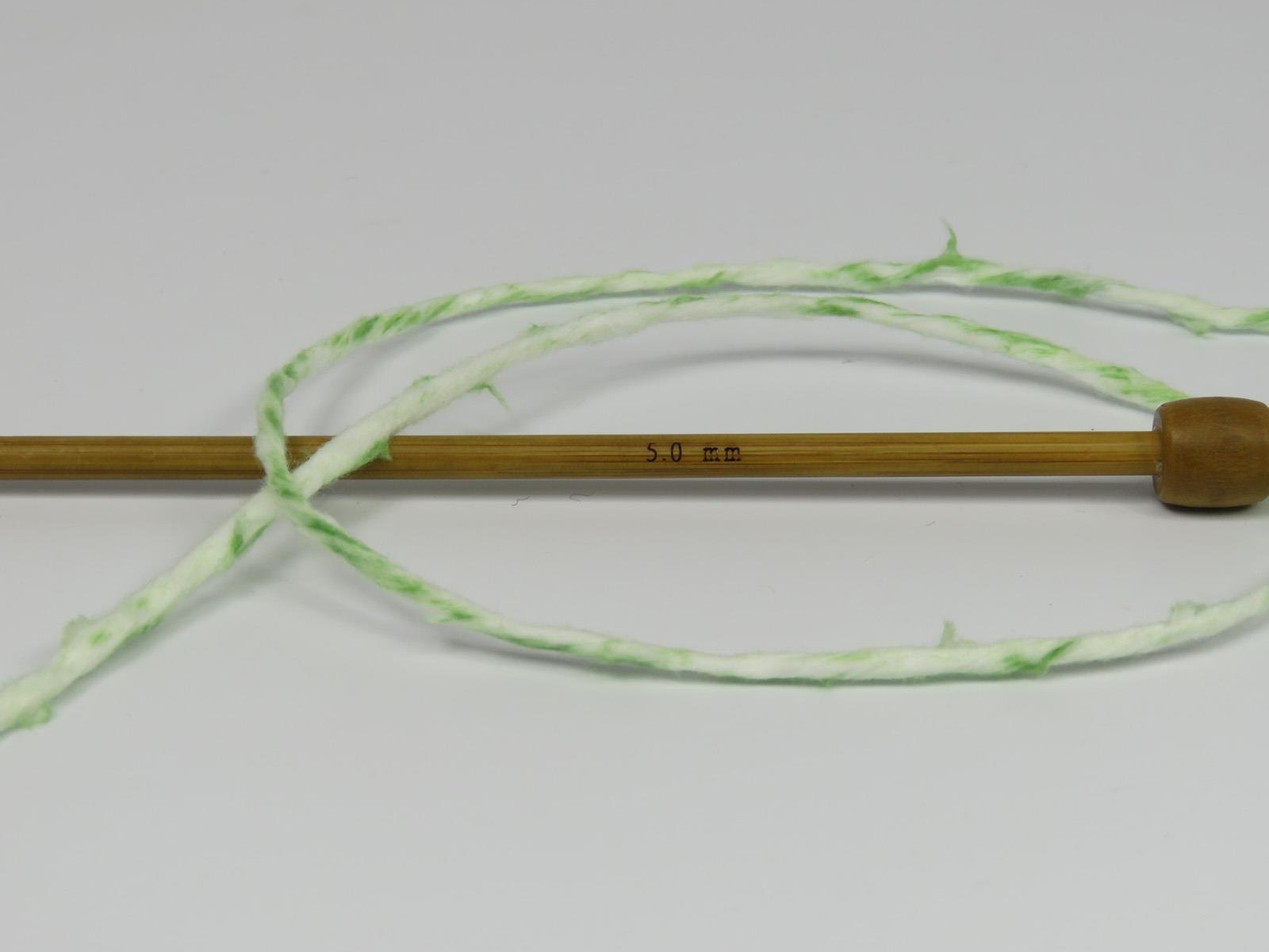 Raffia Twist Color Green, White