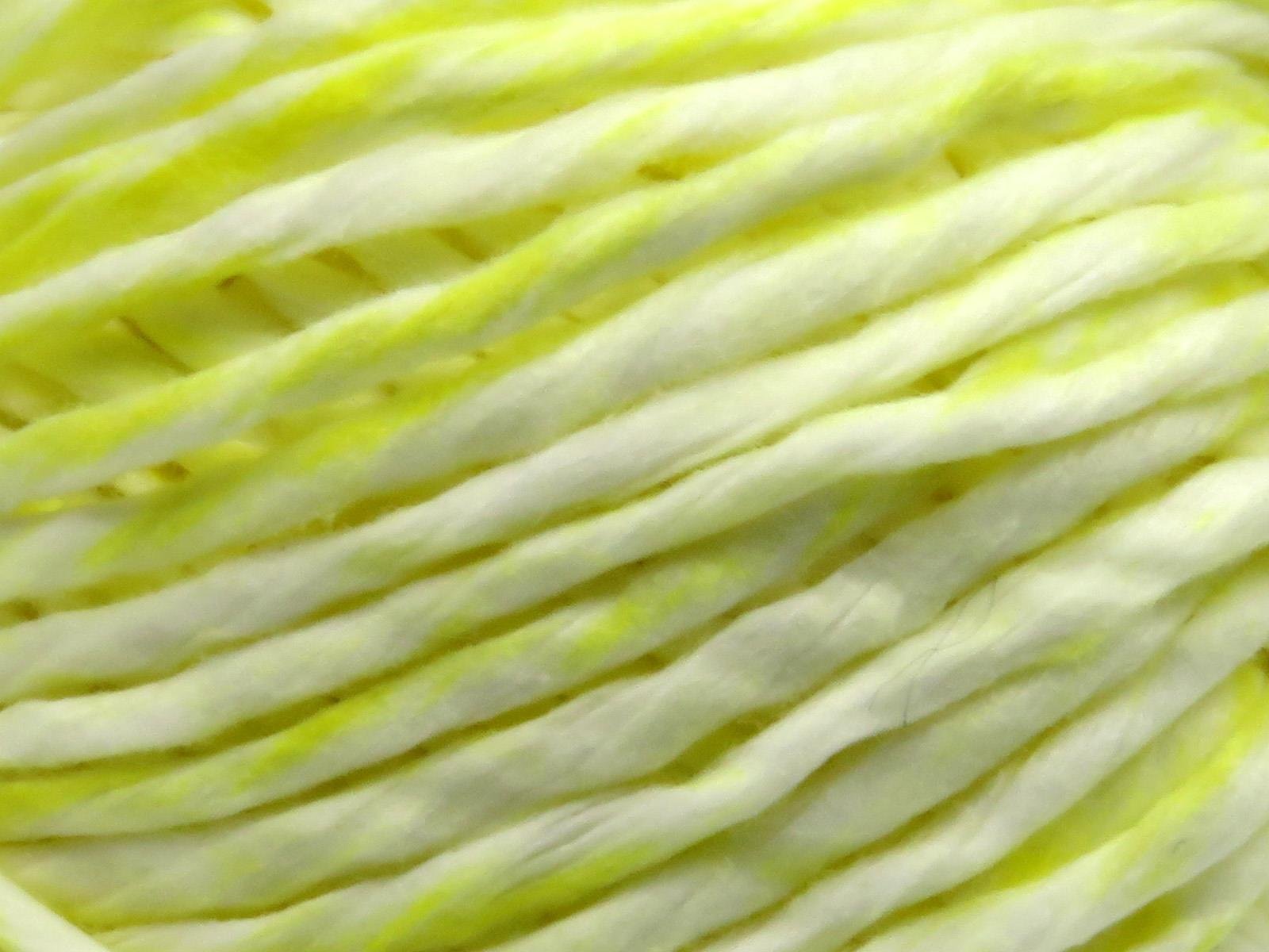 Raffia Twist Color White, Yellow