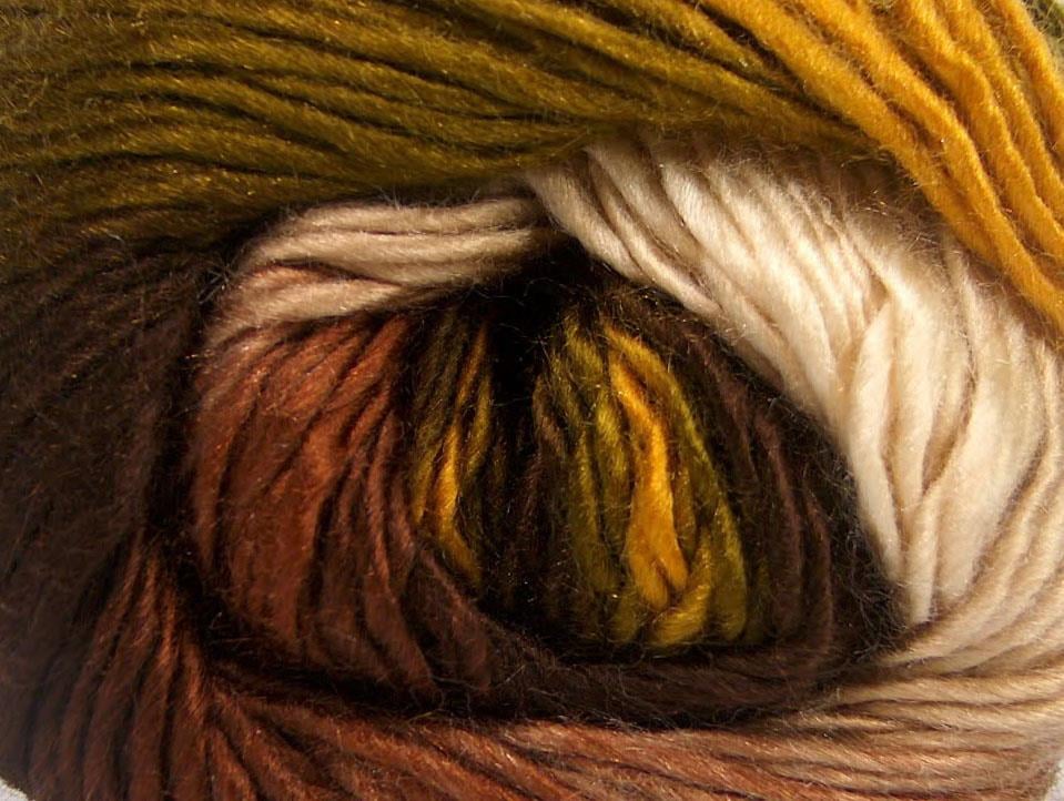 Rainbow Green, Gold, Brown Shades