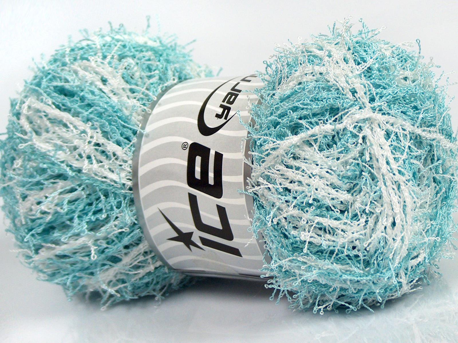 Scrubber Twist White, Light Turquoise