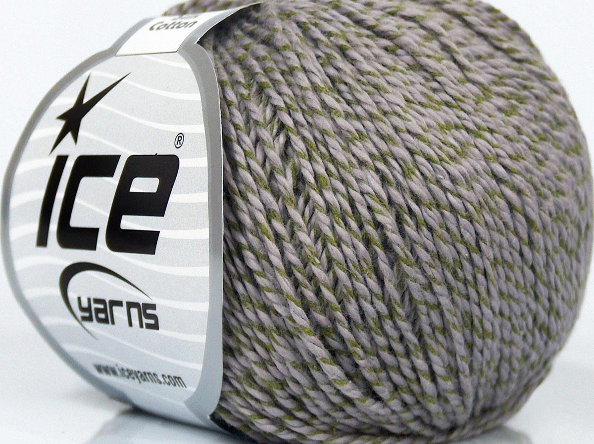 Silk Cotton Green, Grey