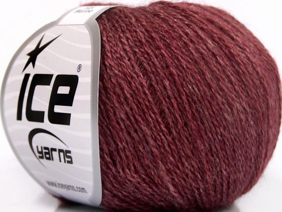 Silk Merino Burgundy