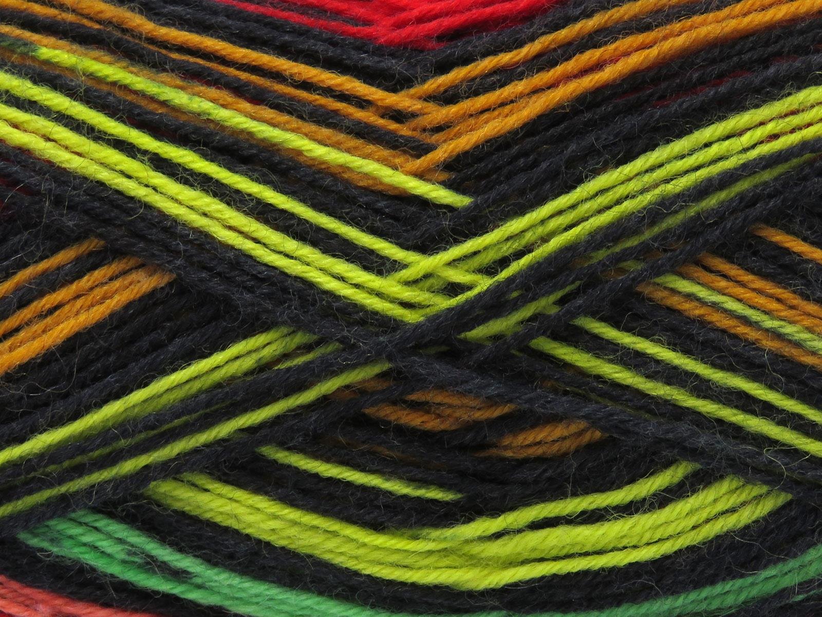 Smart Sock Black, Red, Gold, Green Shades, Salmon