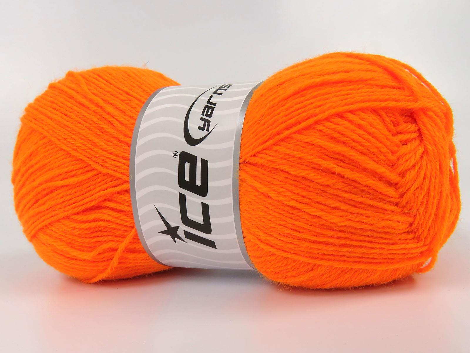 Sock Unicolor Neon Orange