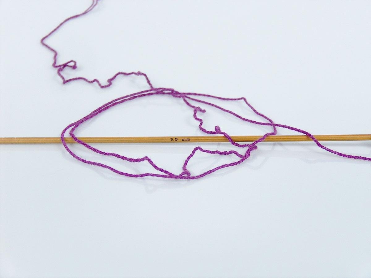 Socke Baumwolle Dark Fuchsia