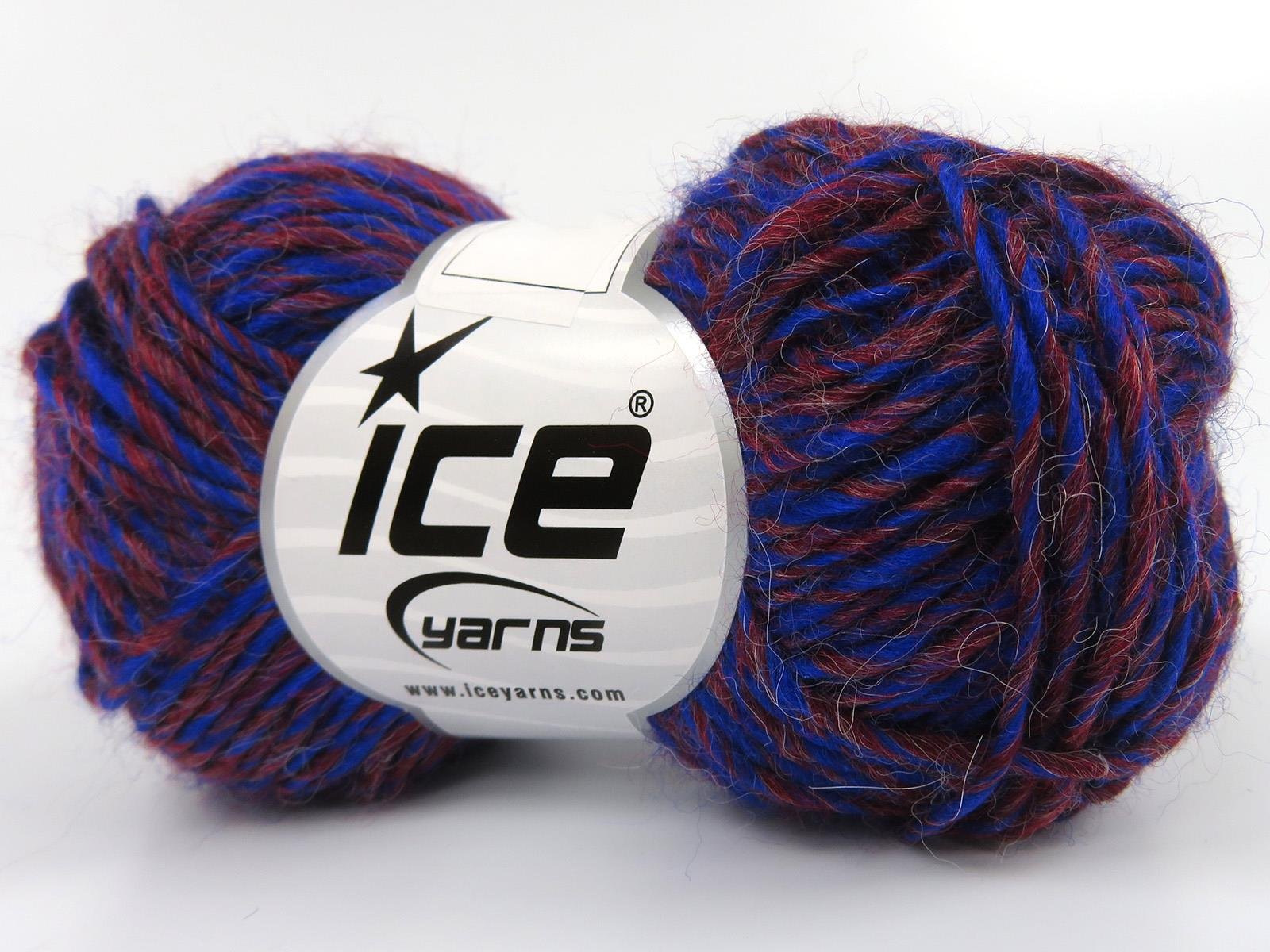 Sonriente Alpaca Blue, Burgundy