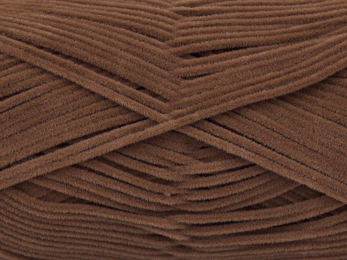 Suede Chenille Dark Brown