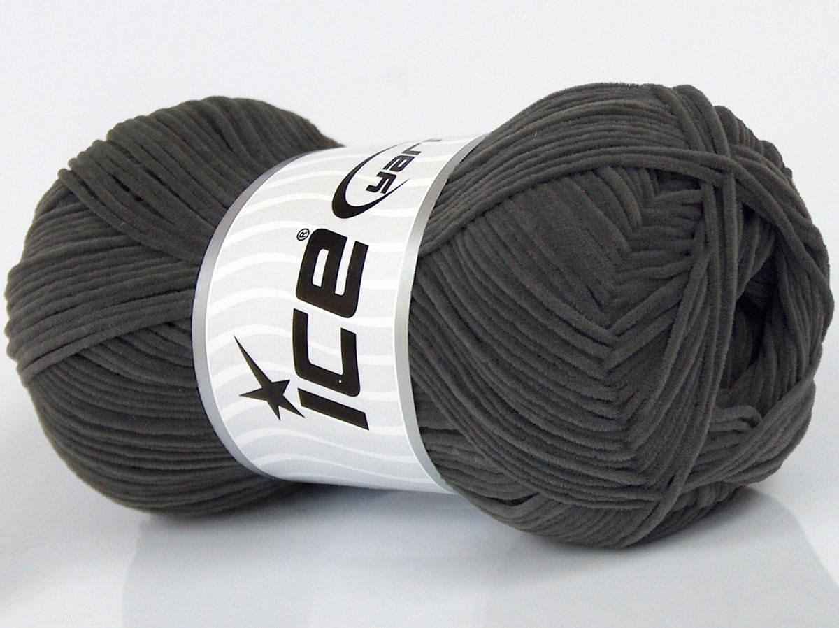 Suede Chenille Dark Grey