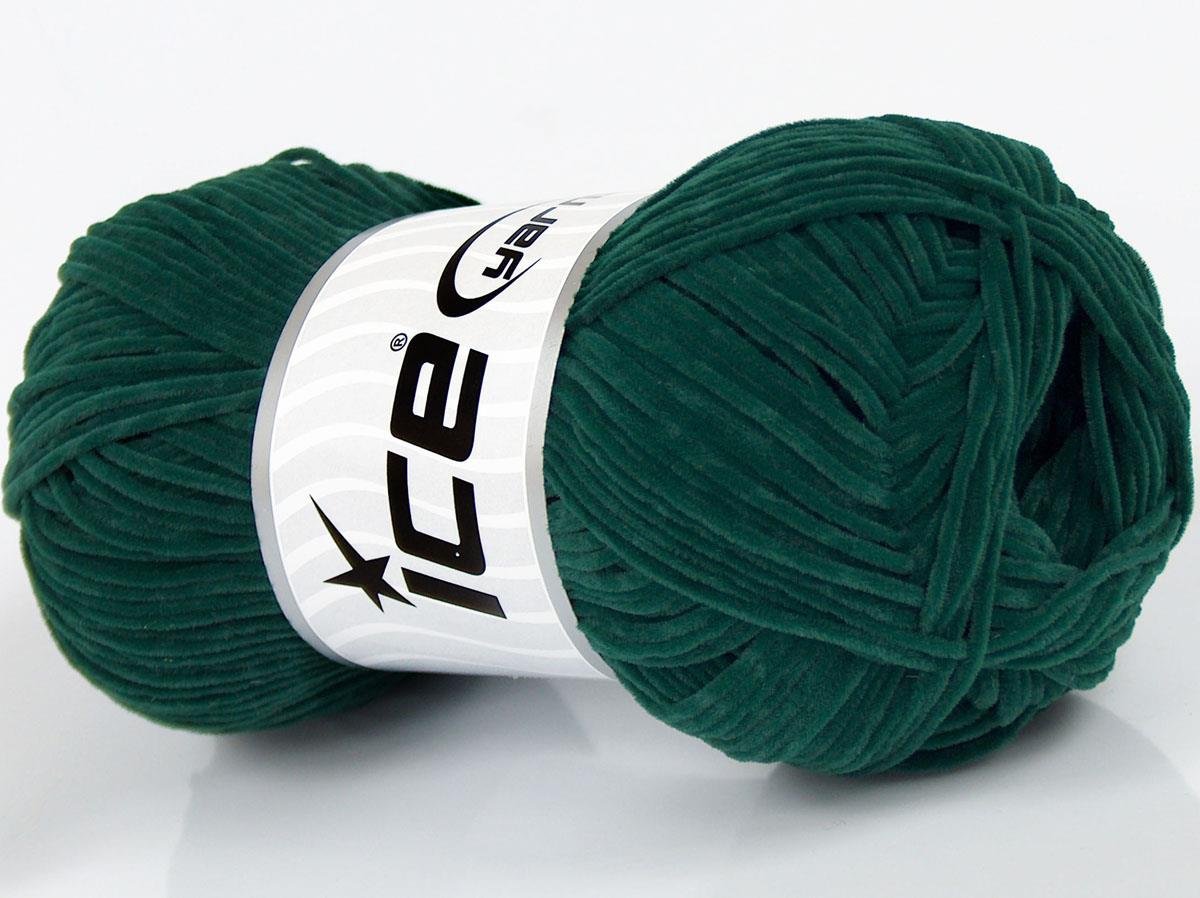 Suede Chenille Emerald Green