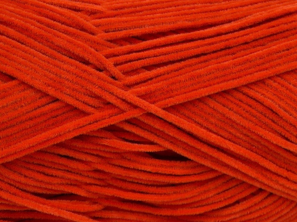 Suede Chenille Orange