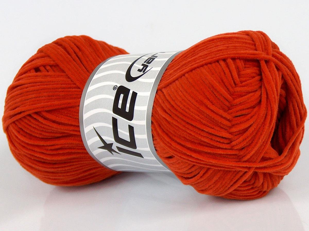 Suede Chenille Orange