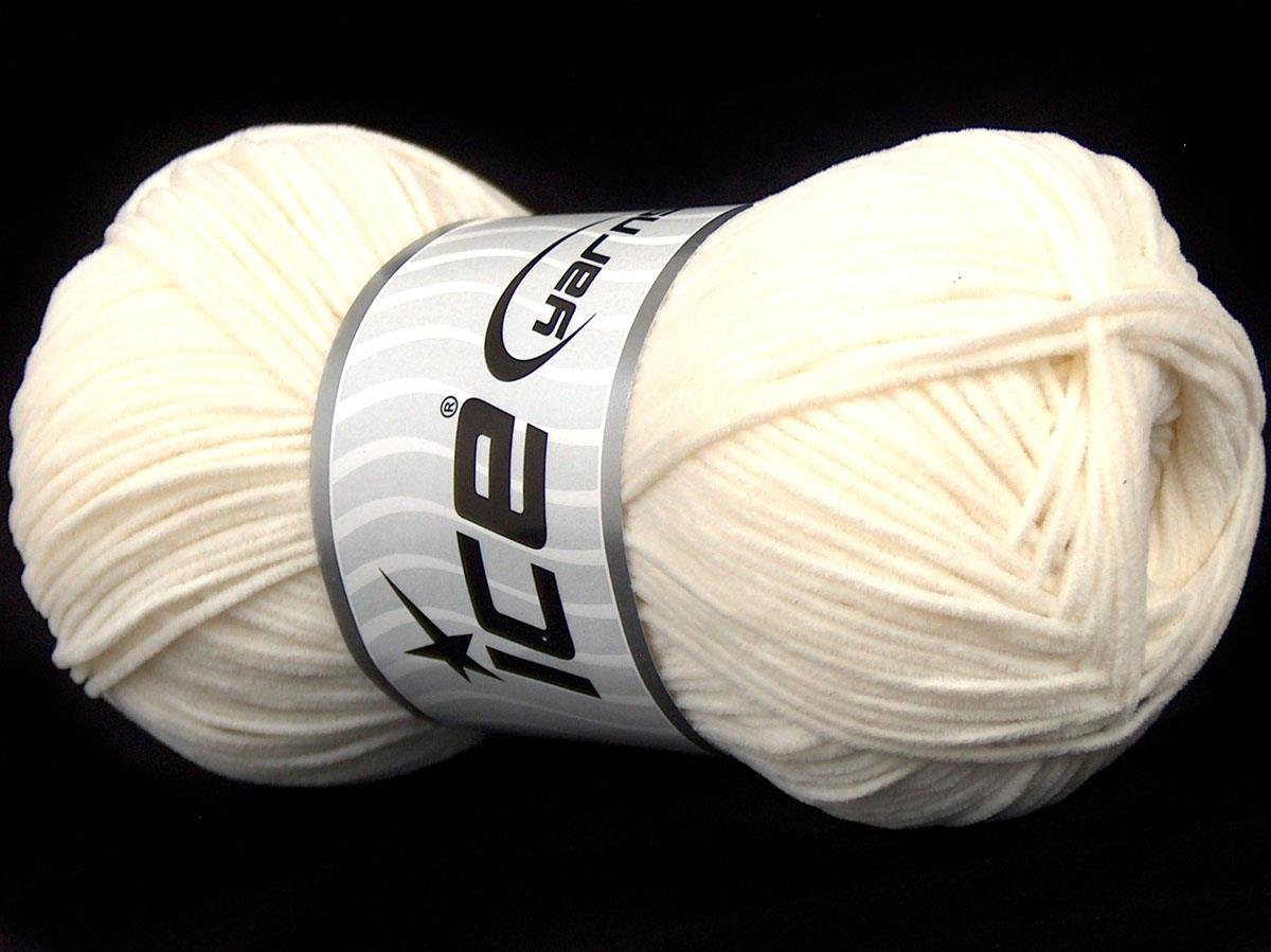 Suede Chenille White