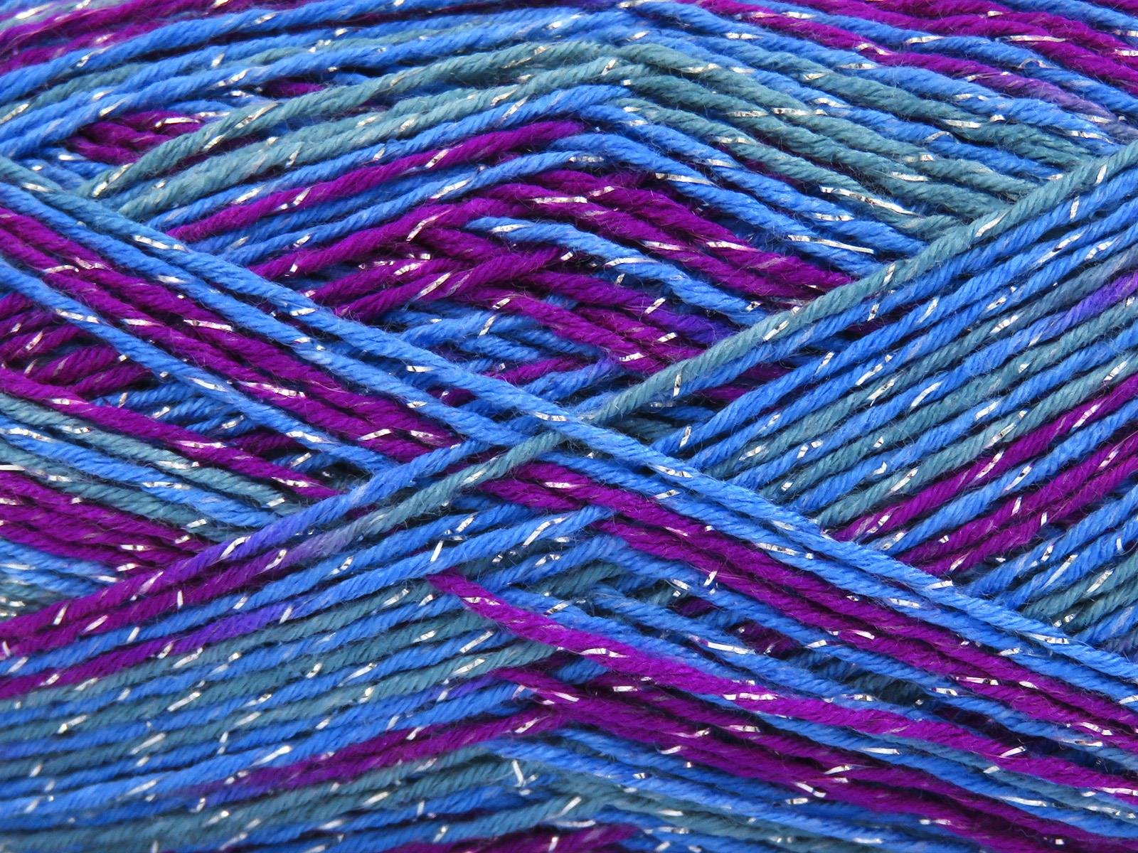 Summer Rose Glitz Green, Blue, Fuchsia