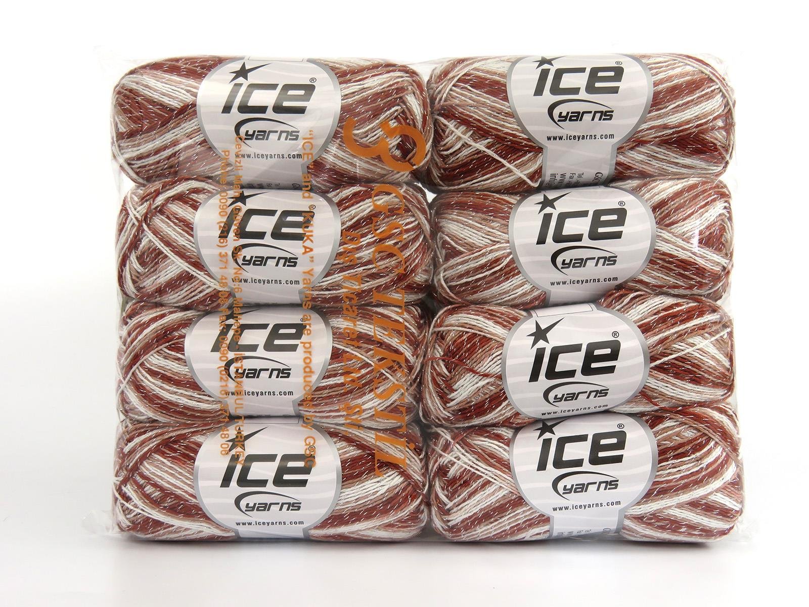 Summer Rose Glitz White, Copper Shades