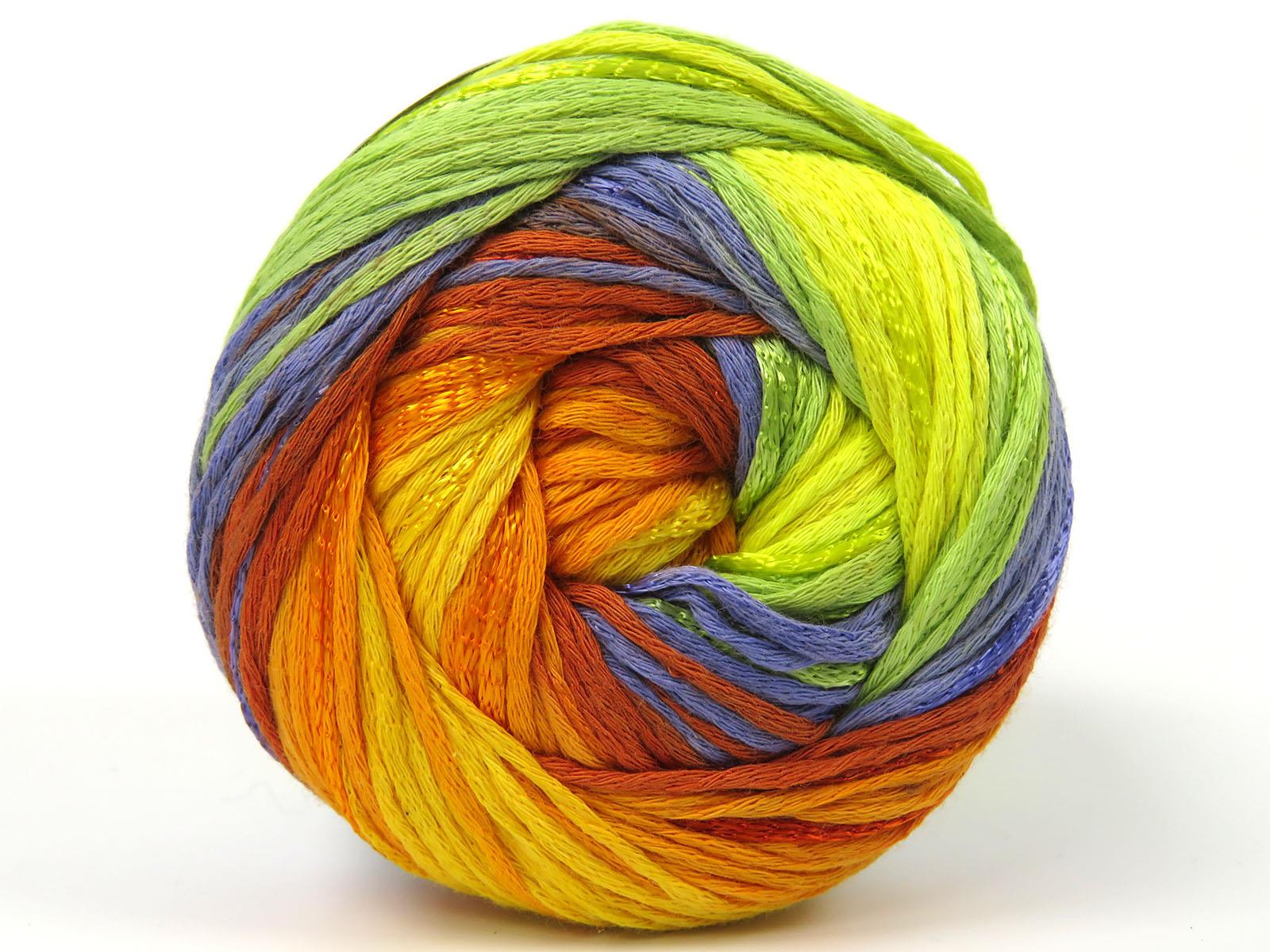 Summertime Color Orange, Yellow, Green Shades, Copper, Blue Shades