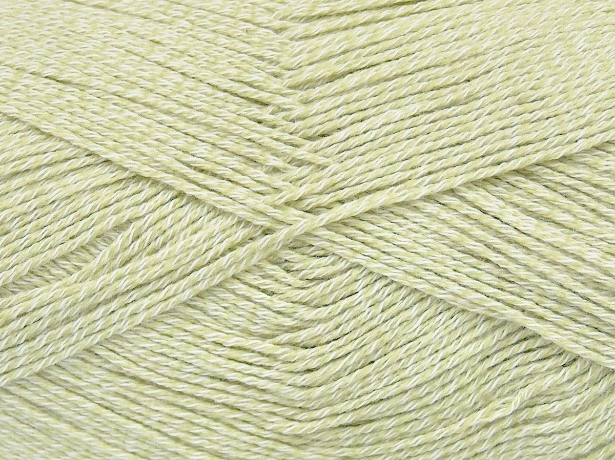Super Cotton Sock Green, White