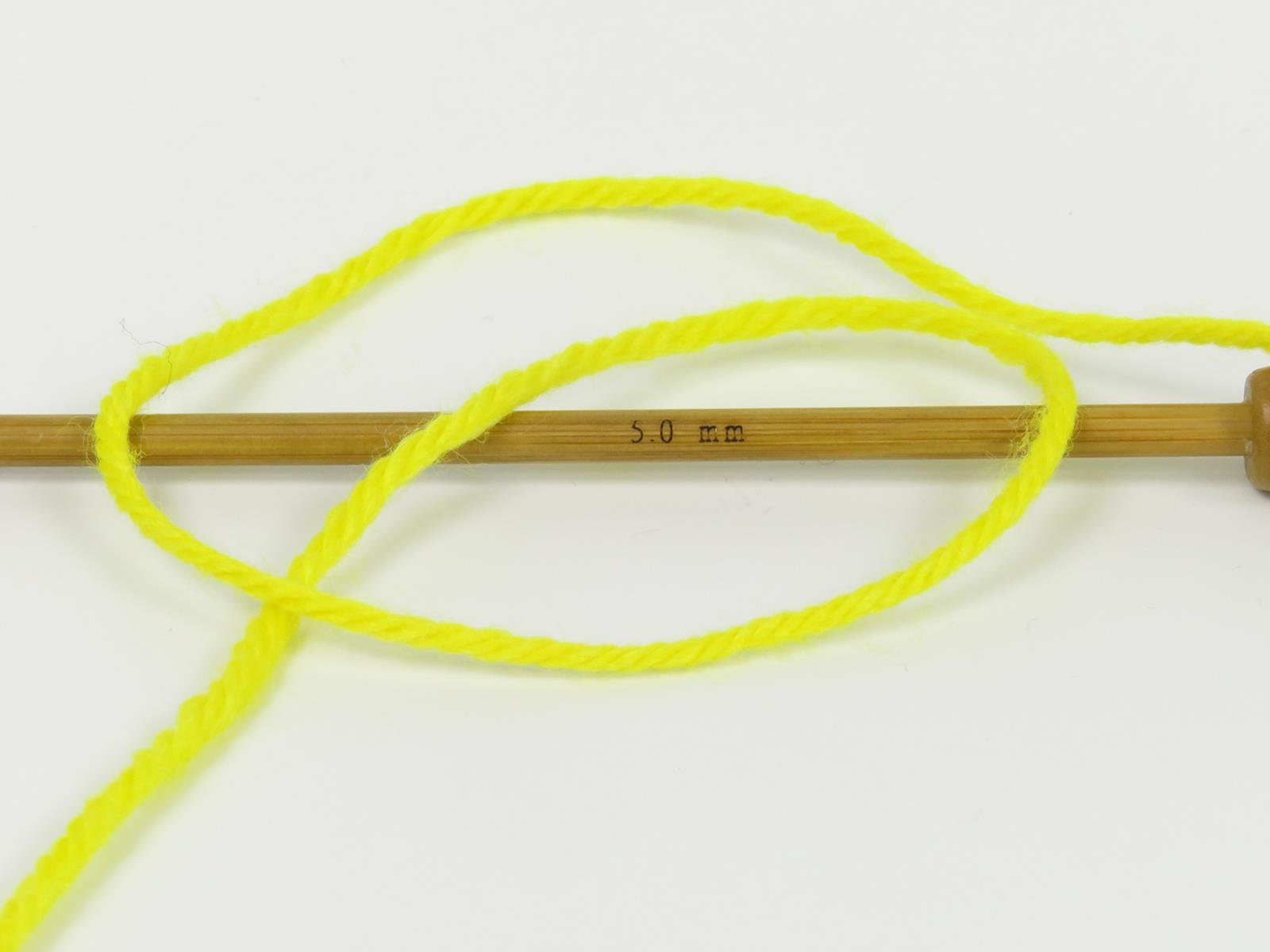Superwash Wool Bamboo Neon Yellow